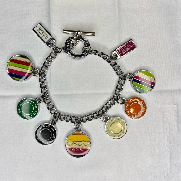 VTG Coach Charm Toggle Bracelet - Picture 1 of 7